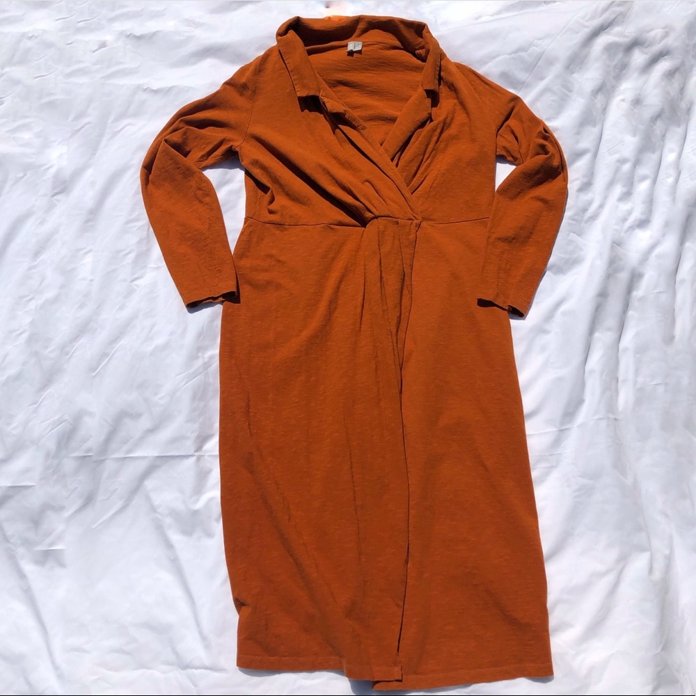 Ginger Orange midi dress